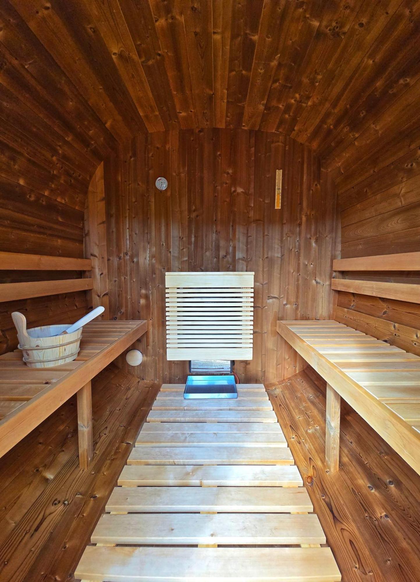 Tiny House Im Felsenland Mit Sauna Lug المظهر الخارجي الصورة